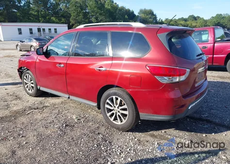 2015 Nissan Pathfinder Platinum/S/Sl/Sv из США, поврежденный, VIN 5N1AR2MN2FC649121